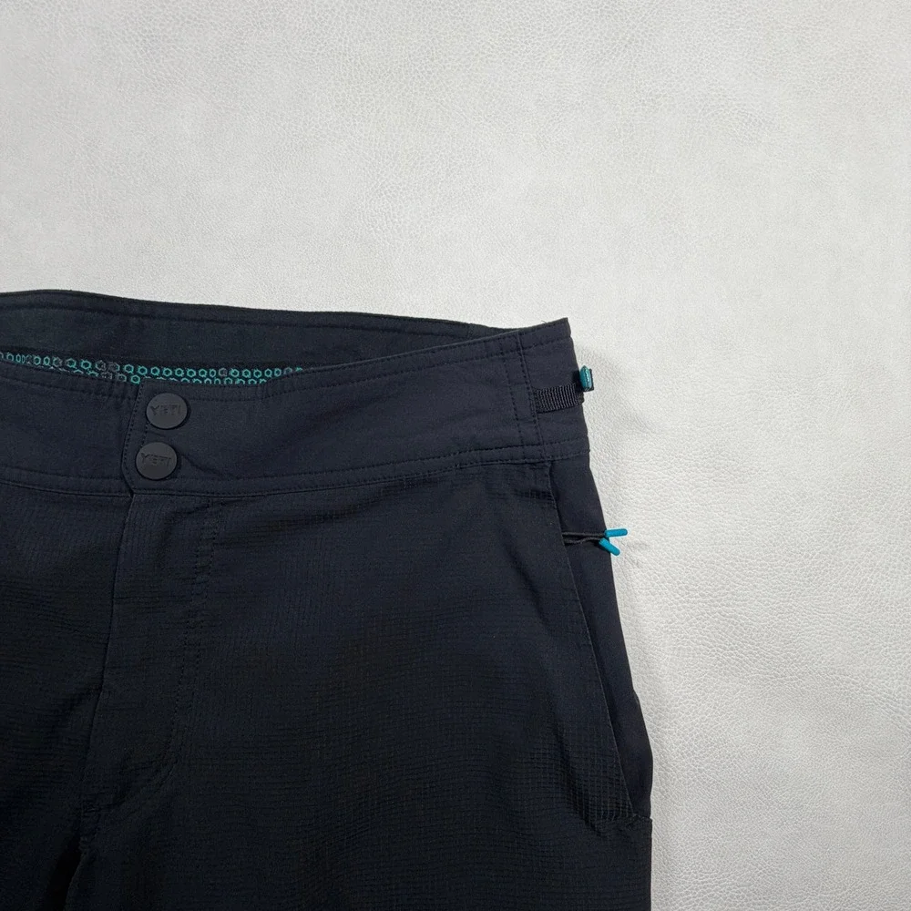 Yeti Turq Mens Mountain Bike Shorts Black Size Medium MTB Cycling Trail Biking‎